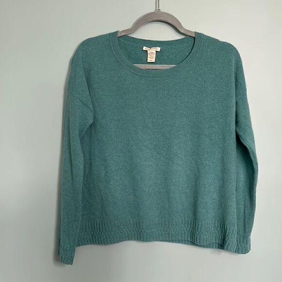 White + Warren Detailed Cashmere Sweater - Picture 1 of 7